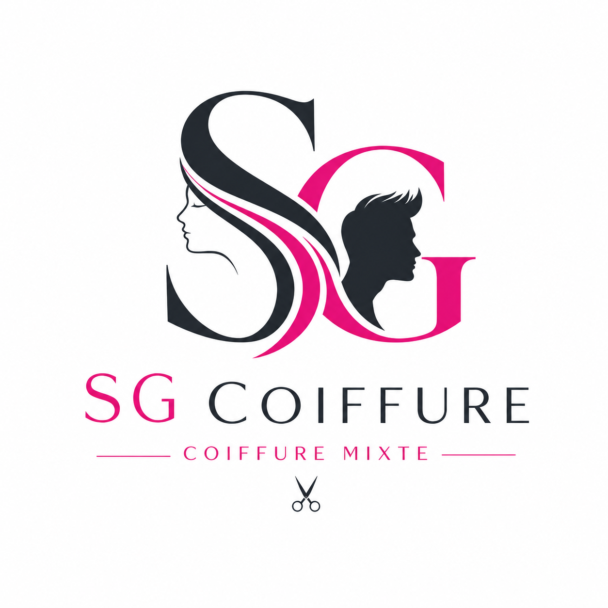 Logo SG Coiffure — Coiffure Mixte